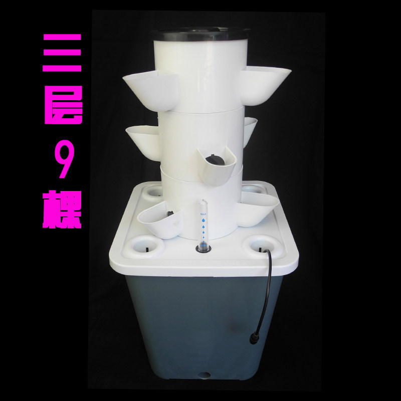 Hydroponic Tower Planter - バルコニー立体水耕栽培土壌不要多層野菜プランター水耕栽培タワー