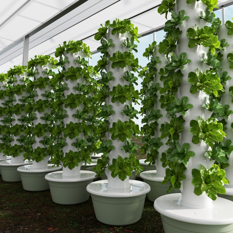9層式水耕栽培タワー栽培システム、イチゴ栽培プランターガーデ - Hydroponic Tower Planter のレビューと価格