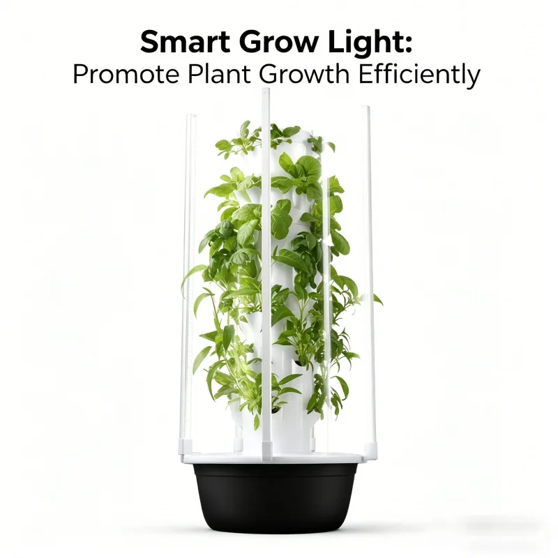 5層式スペースツリー水耕栽培タワー 室内スマート野菜ハーブプ - Hydroponic Tower Planter のレビューと価格
