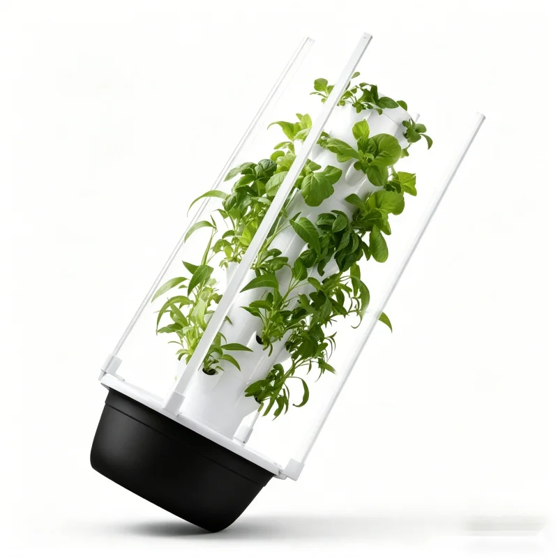 5層式スペースツリー水耕栽培タワー 室内スマート野菜ハーブプ - Hydroponic Tower Planter のレビューと価格