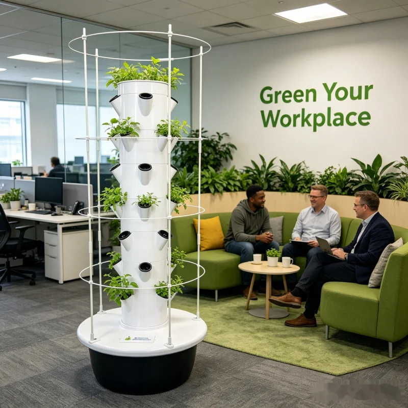 スペースツリー垂直水耕栽培タワー スマートホーム野菜栽培器  - Hydroponic Tower Planter のレビューと価格