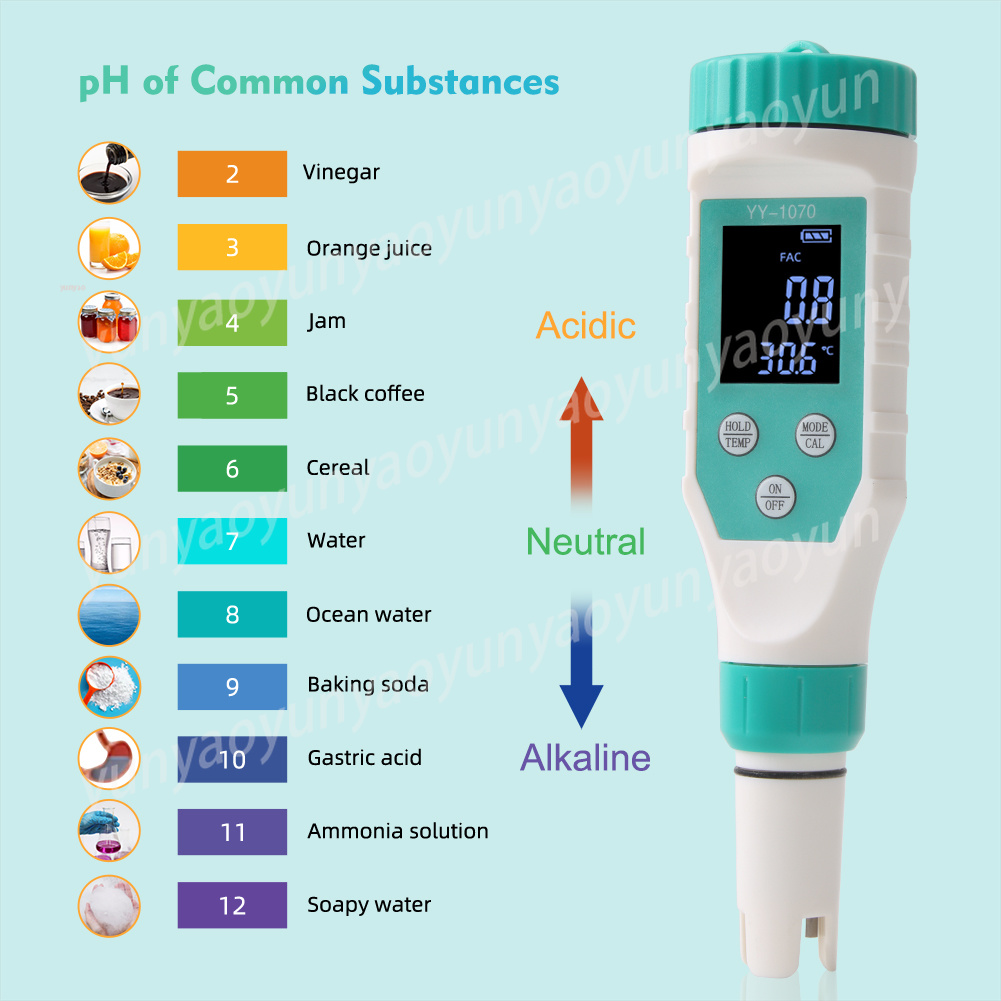 7 in 1デジタル水質テスターPH ORP EC TDS塩 - Ec Meter Digital のレビューと価格