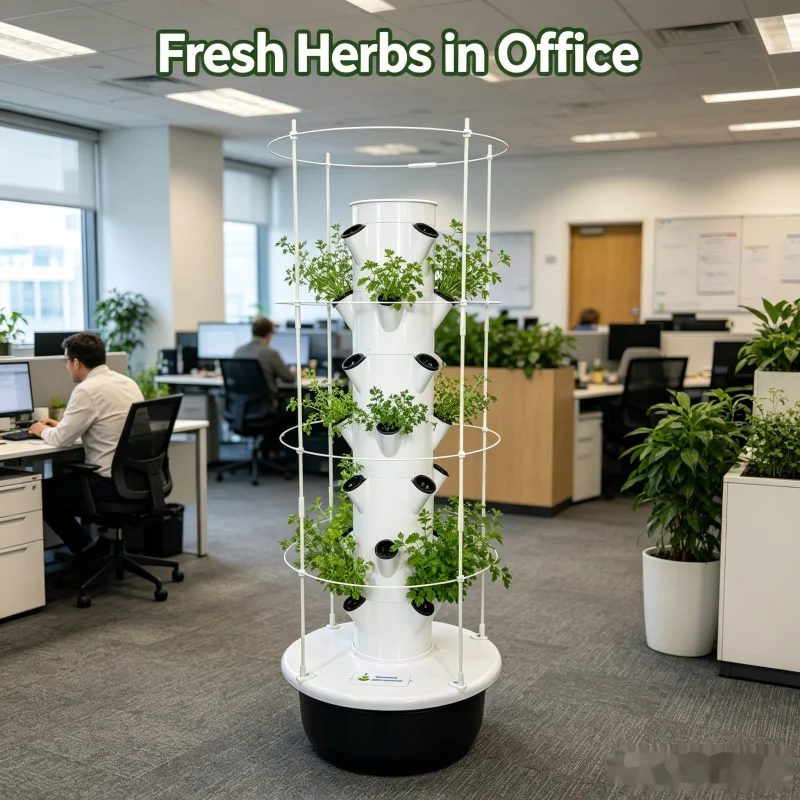 スマート垂直水耕栽培タワー屋内庭園システム - 家庭用野菜ハ - Hydroponic Tower Planter のレビューと価格