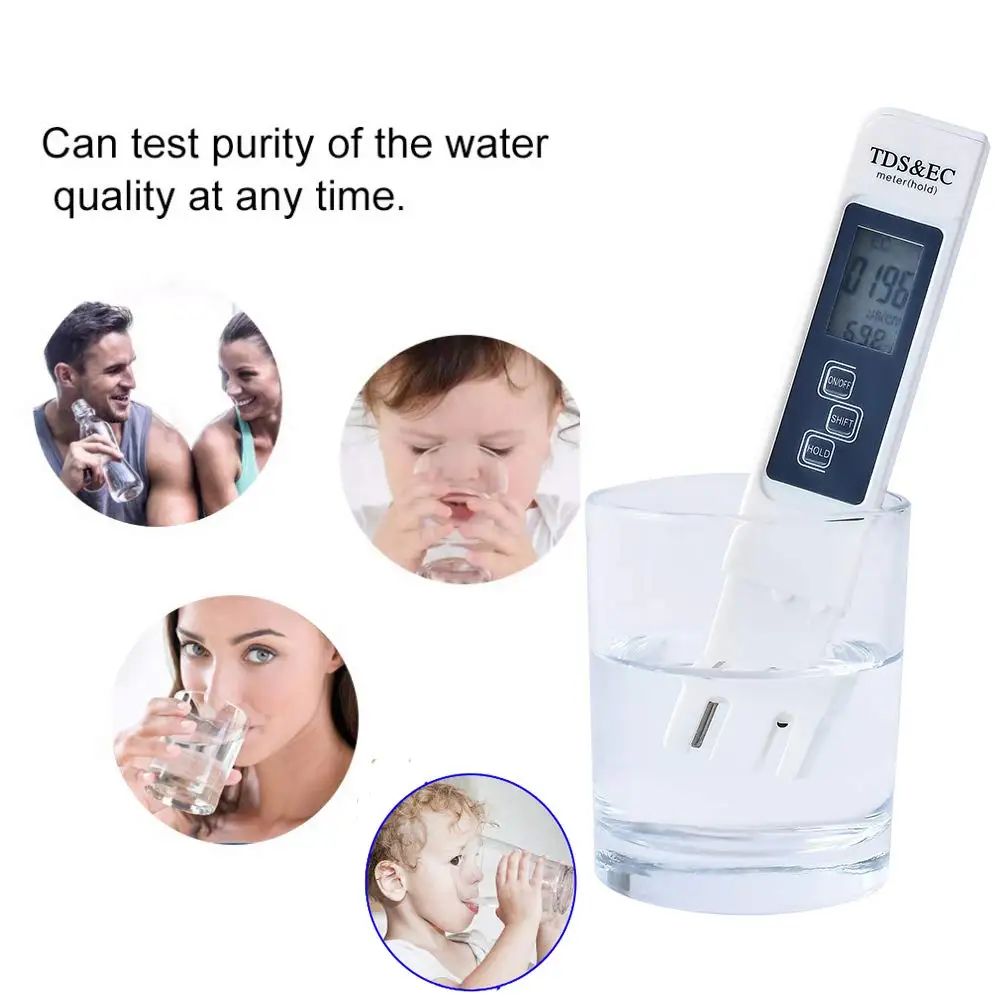 デジタル TDS EC 水質テスターメーター多機能 PPM  - Ec Meter Digital のレビューと価格