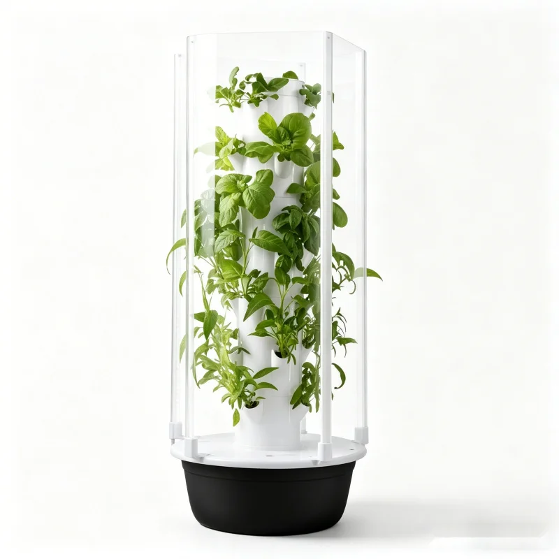 スペースツリー垂直水耕栽培タワー スマート野菜プランター 室 - Hydroponic Tower Planter のレビューと価格