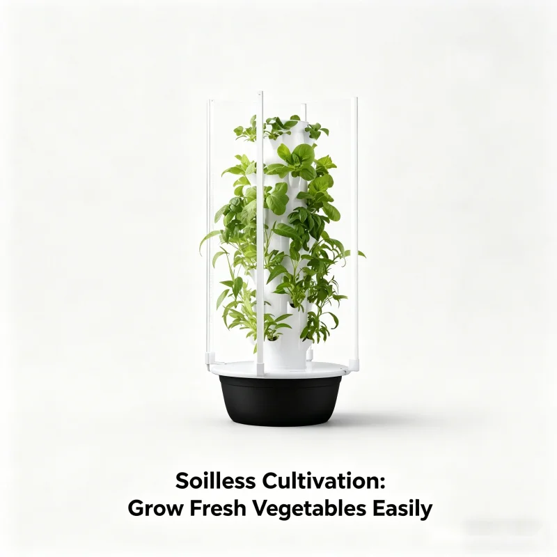 スペースツリー垂直水耕栽培タワー スマート野菜プランター 室 - Hydroponic Tower Planter のレビューと価格