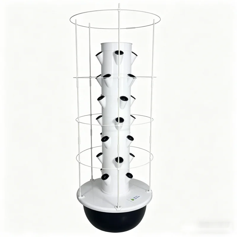 9層式水耕栽培タワーガーデンシステム、トレリス付き室内スマー - Hydroponic Tower Planter のレビューと価格