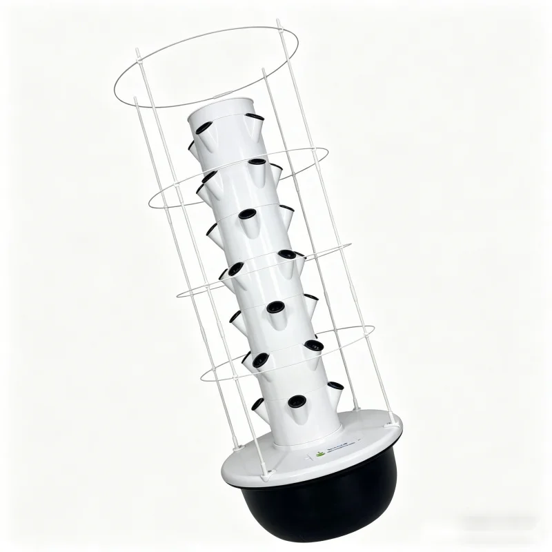 9層式水耕栽培タワーガーデンシステム、トレリス付き室内スマー - Hydroponic Tower Planter のレビューと価格