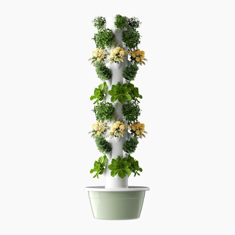 垂直水耕栽培タワー エアロポニックタワー 果物と野菜用 9層 - Hydroponic Tower Planter のレビューと価格